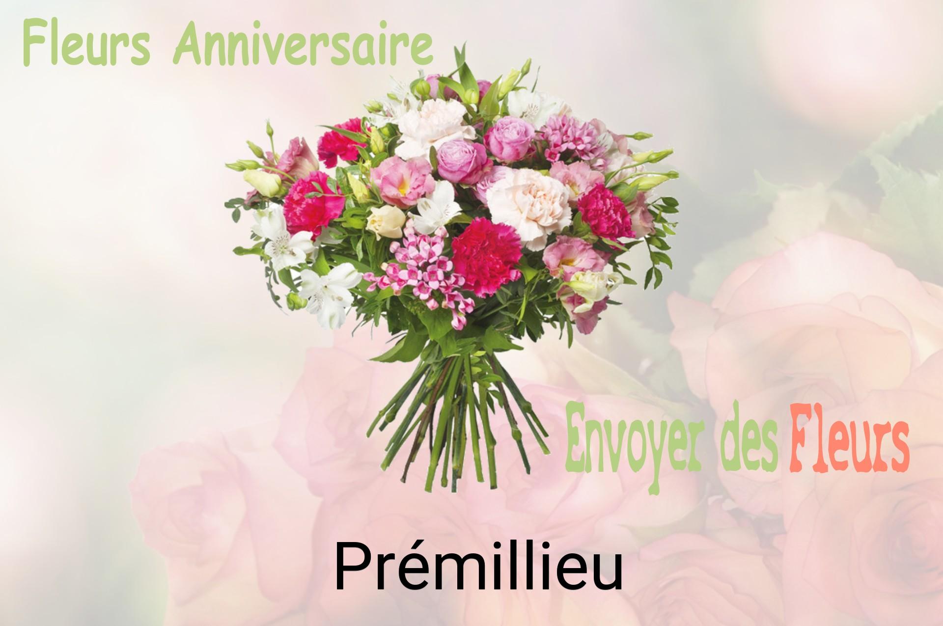 Bouquet de fleurs d’anniversaire livré à Prémillieu