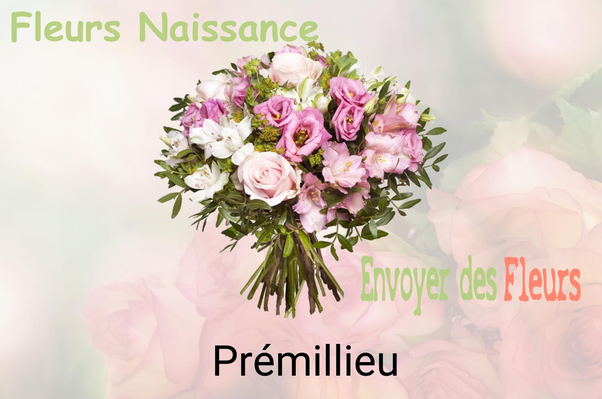Bouquet de fleurs de naissance livré à Prémillieu